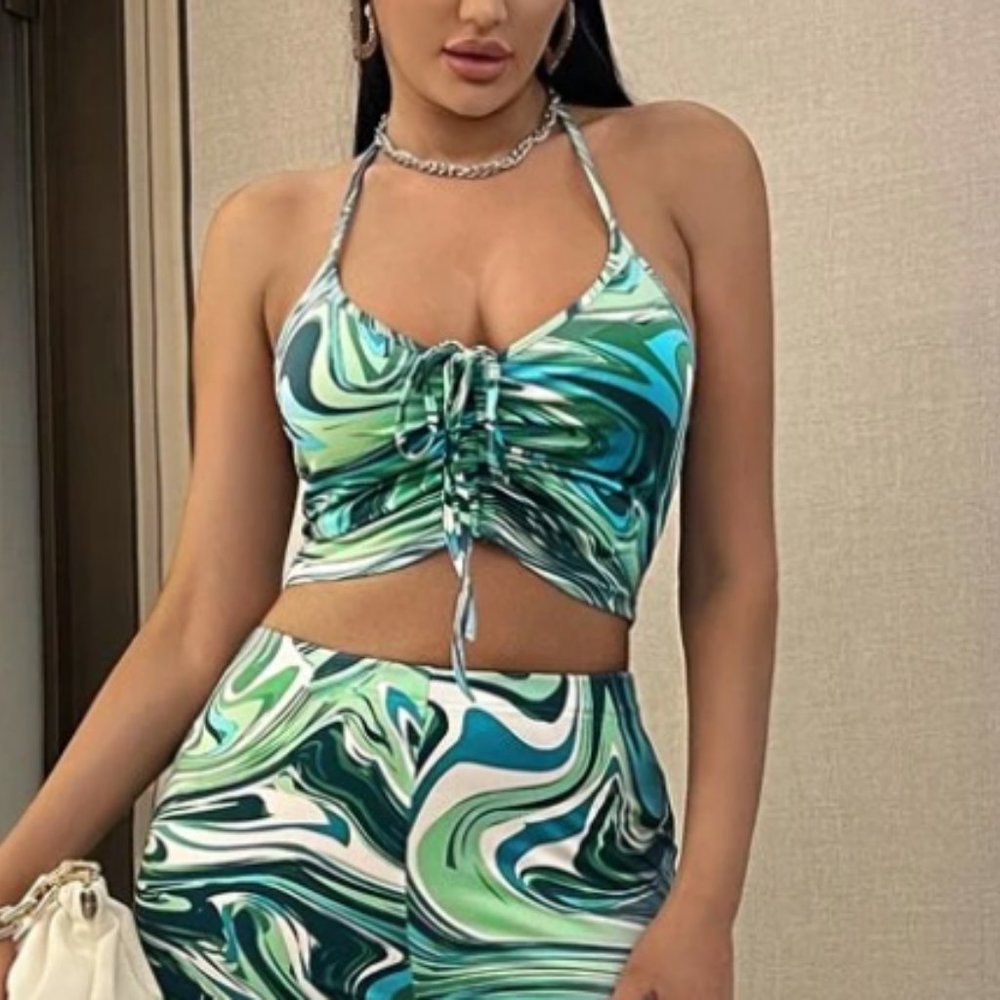 Halter Cropped Top